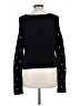 Forever 21 100% Cotton Polka Dots Black Pullover Sweater Size L - photo 2
