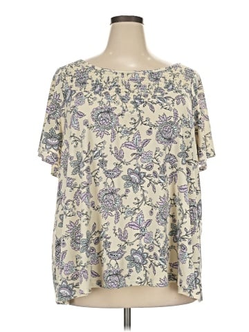 Lane Bryant Short Sleeve Blouse (view 1)