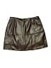 CAbi 100% Polyester Metallic Brown Skort Size 6 - photo 2