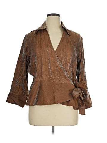 Coldwater Creek 3/4 Sleeve Blouse (view 1)