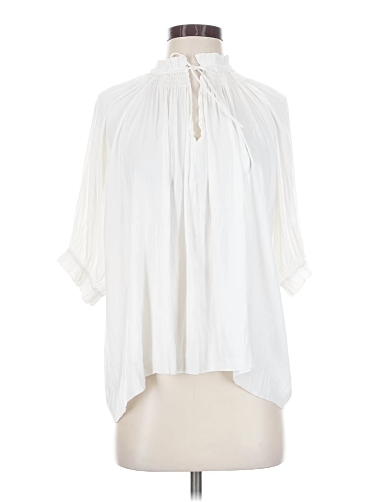 Pre-owned Modern Citizen 3/4 Sleeve Blouse In Ivory