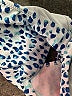 Unbranded Print Blue Two Piece Swimsuit Size S - photo 3