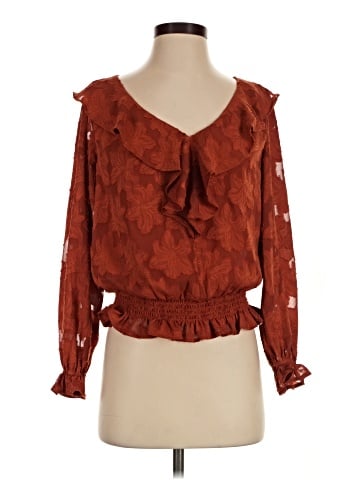 By Anthropologie Long Sleeve Blouse (view 1)