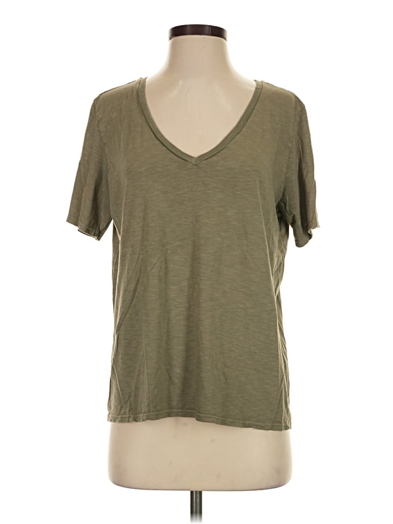 Pre-owned Marine Layer Short Sleeve T-shirt In Green