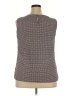 Merona 100% Polyester Brown Sleeveless Blouse Size XXL - photo 2
