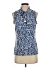 MICHAEL Michael Kors Blue Sleeveless Blouse Size S - photo 1