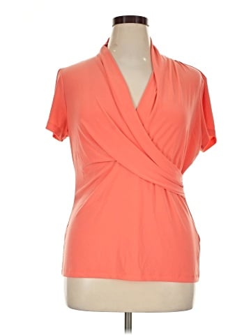 DKNY Short Sleeve Blouse (view 1)
