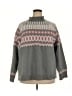Suzanne Betro Chevron-herringbone Gray Pullover Sweater Size 3X - photo 1
