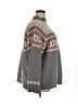 Suzanne Betro Chevron-herringbone Gray Pullover Sweater Size 3X - photo 4