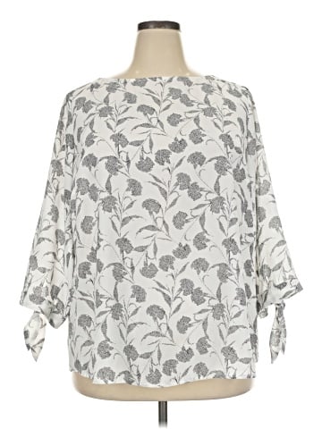 41Hawthorn 3/4 Sleeve Blouse (view 1)