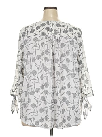 41Hawthorn 3/4 Sleeve Blouse (view 2)