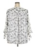 41Hawthorn 100% Polyester Gray 3/4 Sleeve Blouse Size 3X - photo 2