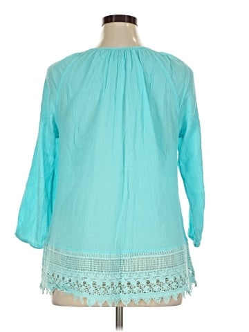 American Living 3/4 Sleeve Blouse (view 2)