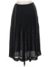 Talbots 100% Silk Polka Dots Black Silk Skirt Size 8 - photo 2
