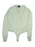 Bebe Green Long Sleeve Blouse Size L - photo 1