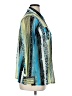 Dana Buchman 100% Polyester Animal Print Teal Long Sleeve Blouse Size XL - photo 4