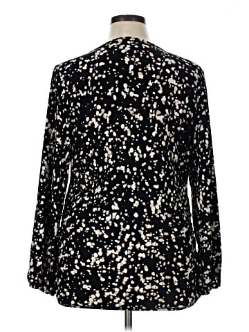 JM Collection Long Sleeve Blouse (view 2)