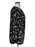 JM Collection Black Long Sleeve Blouse Size 1X - photo 4