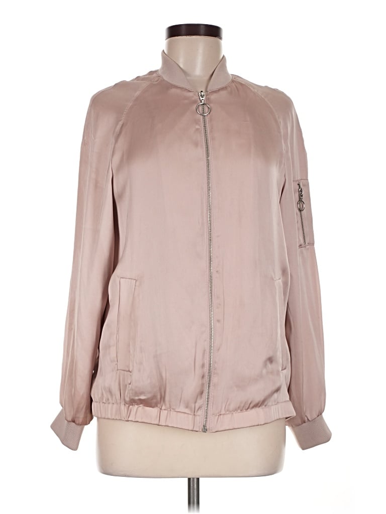 Pre-owned Divided By H&m Jacket In Pink