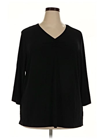 Susan Graver 3/4 Sleeve Top (view 1)