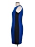 Cache Color Block Blue Cocktail Dress Size 10 - photo 5