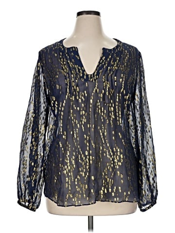 Lilly Pulitzer Long Sleeve Silk Top (view 1)