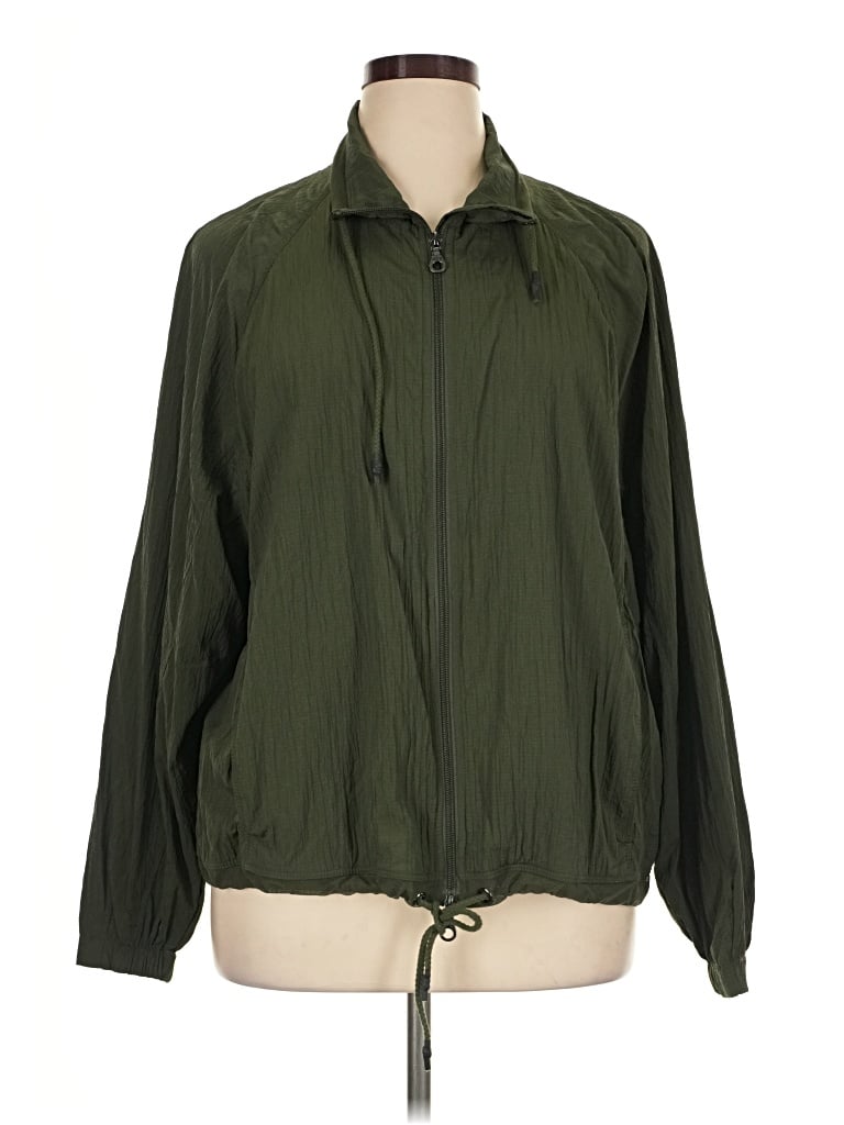 Pre-owned Joylab Track Jacket In Green