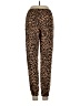 Olivaceous Animal Print Brown Casual Pants Size S - photo 2