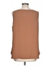 Chico's 100% Polyester Brown Sleeveless Blouse Size Lg (2) - photo 2