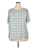 PREMISE Teal Short Sleeve Blouse Size 2X - photo 1