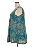Veranee Paisley Teal Sleeveless Top Size 3X - photo 5