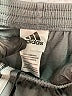 Adidas 100% Polyester Gray Athletic Shorts Size 7 - photo 3
