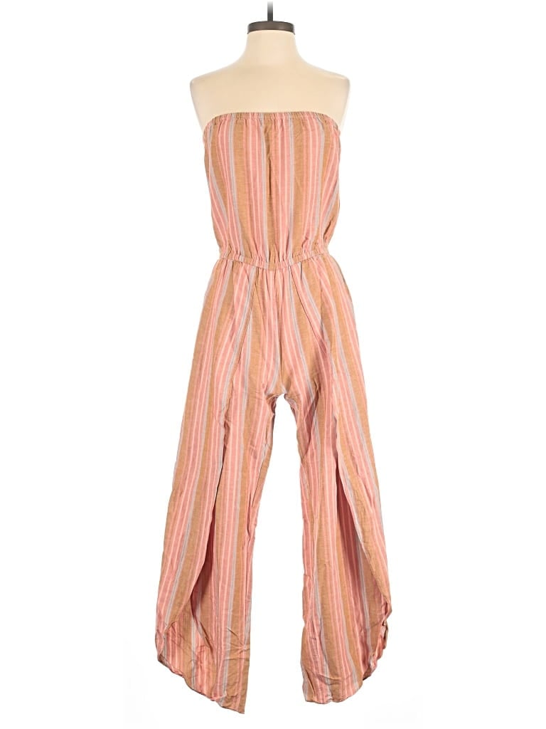 Pre-owned Drew Jumpsuit In Orange
