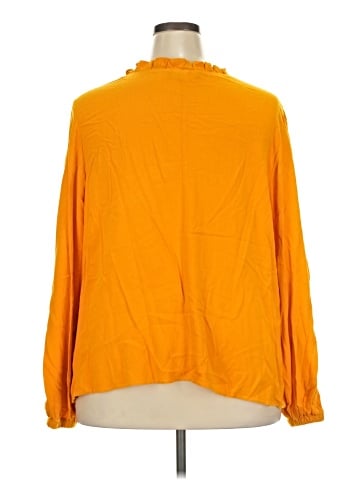 ELOQUII Long Sleeve Blouse (view 2)