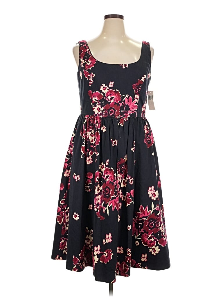 Pre-owned Donna Morgan Casual Dress In Black