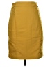 Express Solid Yellow Casual Skirt Size 4 - photo 1