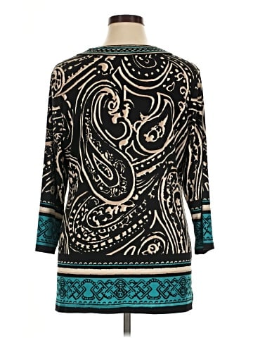 JM Collection 3/4 Sleeve Blouse (view 2)