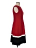 Studio One Color Block Red Casual Dress Size 6 - photo 4