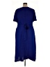 Connected Apparel 100% Polyester Blue Casual Dress Size 22 - photo 2