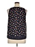Maison Jules 100% Polyester Black Sleeveless Blouse Size XL - photo 2