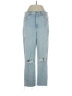 Express Hearts Blue Jeans Size 4 - photo 1
