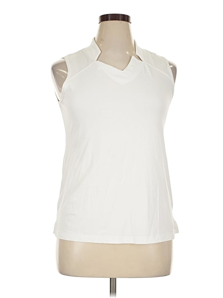 Pre-owned Sofibella Sleeveless T-shirt In Ivory