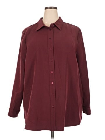 Lane Bryant Long Sleeve Blouse (view 1)