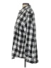IZOD Checkered-gingham Gray Long Sleeve Button-Down Shirt Size L - photo 5