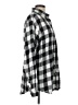 IZOD Checkered-gingham Gray Long Sleeve Button-Down Shirt Size L - photo 4