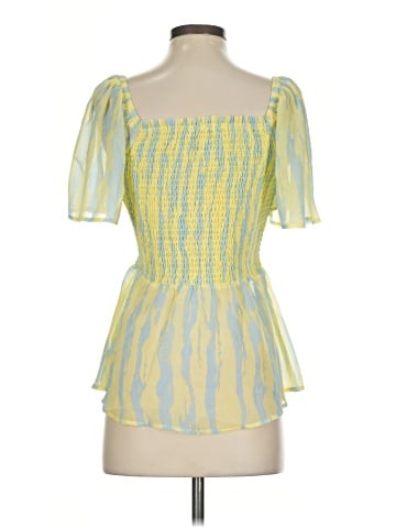Moon River Short Sleeve Blouse (view 2)