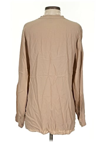 Eileen Fisher Long Sleeve Silk Top (view 2)
