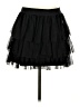 Aqua 100% Polyester Solid Black Formal Skirt Size S - photo 1