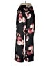 Express 100% Polyester Floral Black Casual Pants Size 12 - photo 2