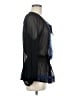 XXI 100% Polyester Black Long Sleeve Blouse Size M - photo 4